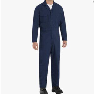 Red Kap Men's Speedsuit, Navy Size 3XL